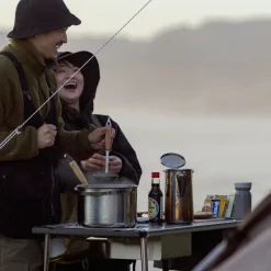 Iron Grill Table Camp Kitchen Starter Set