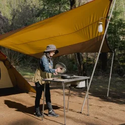 Iron Grill Table Camp Kitchen Starter Set