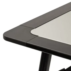 [PRO STAINLESS STEEL PREP TABLE WITH FOLDAWAY BASIN]