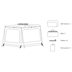 SCREEN for 280 Awning